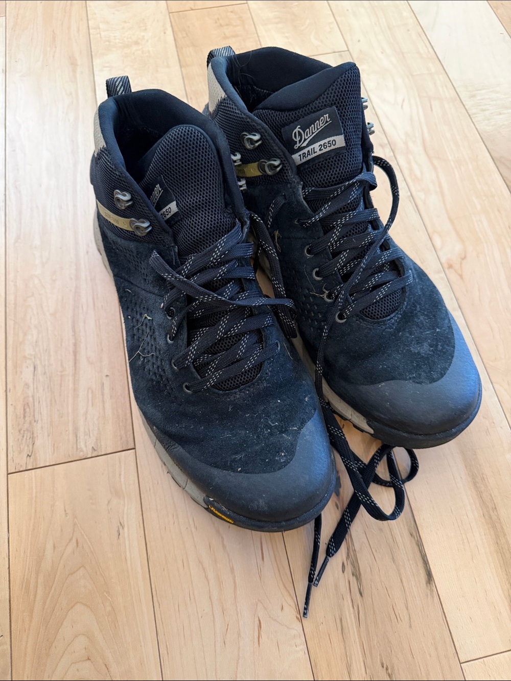Danner Trail 2650 Men's Dark Blue Hiking Boots with Tan Accent